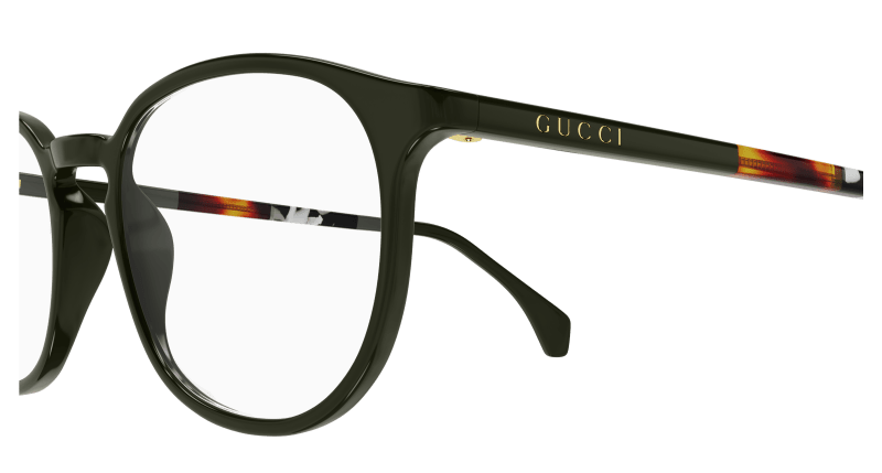 Gucci GG0551O Cat Eye Eyeglasses – Made in Italy (Men) - Gucci - Green - 50 MM - Ardor Eyewear 889652531380