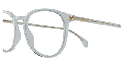 Gucci GG0551O Cat Eye Eyeglasses – Made in Italy (Men) - Gucci - Light - Blue - 50 MM - Ardor Eyewear 889652519685