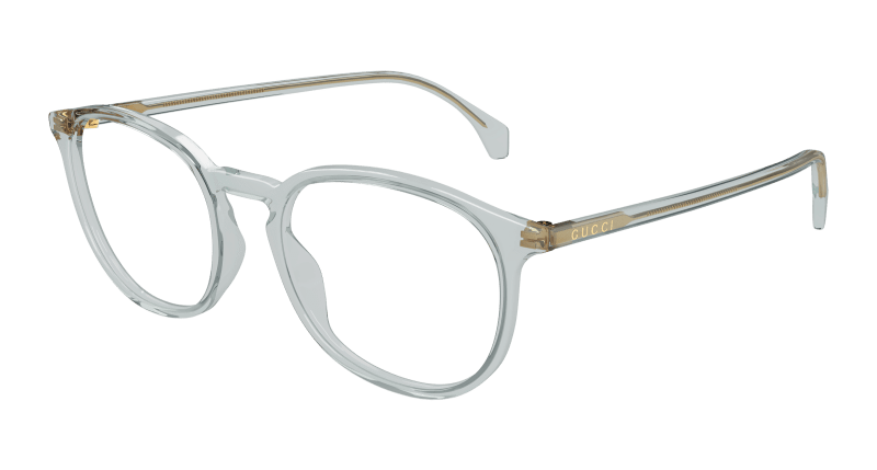 Gucci GG0551O Cat Eye Eyeglasses – Made in Italy (Men) - Gucci - Light - Blue - 50 MM - Ardor Eyewear 889652519685