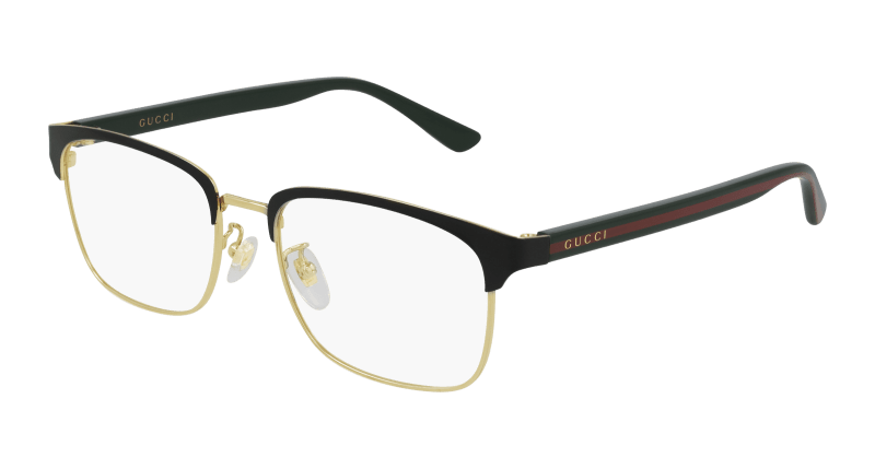 Gucci GG0934OA Rectangular Metal Eyeglasses - Gucci - Black - 54 MM - Ardor Eyewear 889652326139
