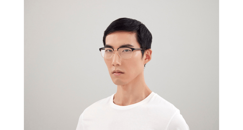 Gucci GG0934OA Rectangular Metal Eyeglasses - Gucci - Black - 56 MM - Ardor Eyewear 889652411330