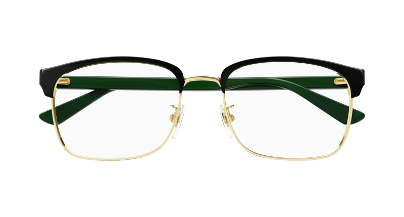 Gucci GG0934OA Rectangular Metal Eyeglasses - Gucci - Black - 56 MM - Ardor Eyewear 889652411330