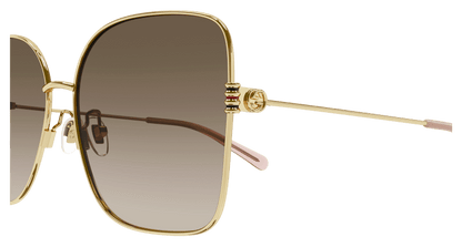 Gucci GG1282SA Sunglasses Women - Gucci - Gold - 62 MM - Ardor Eyewear 889652412818