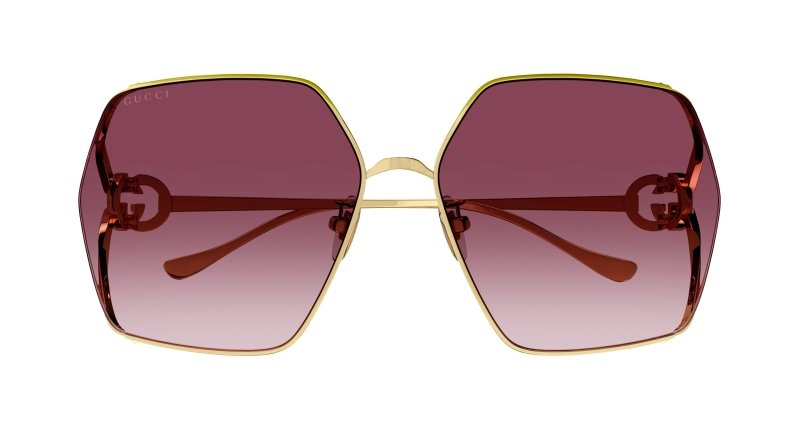 Gucci GG1322SA Sunglasses - Gucci - Gold - 64 MM - Ardor Eyewear 889652414430
