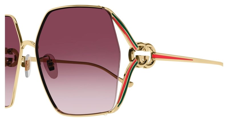 Gucci GG1322SA Sunglasses - Gucci - Gold - 64 MM - Ardor Eyewear 889652414430