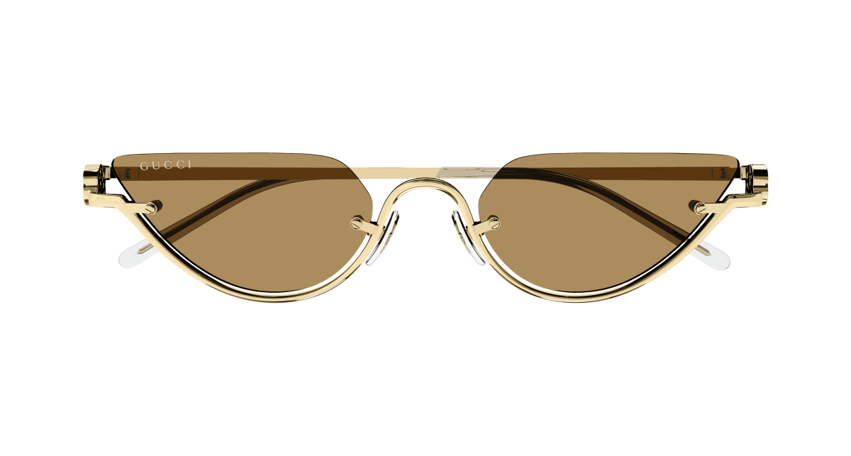 Gold Sunglasses Gucci 889652469287