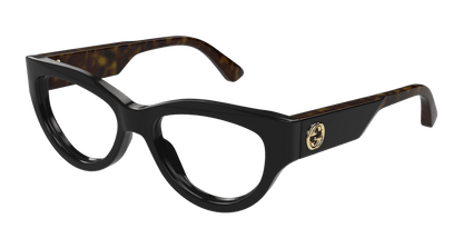 Gucci GG1665O Cat Eye Eyeglasses Women, 53mm - Gucci - Black - 53 MM - Ardor Eyewear 889652500461