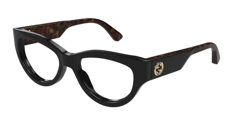 Gucci GG1665O Cat Eye Eyeglasses Women, 53mm - Gucci - Black - 53 MM - Ardor Eyewear 889652500461
