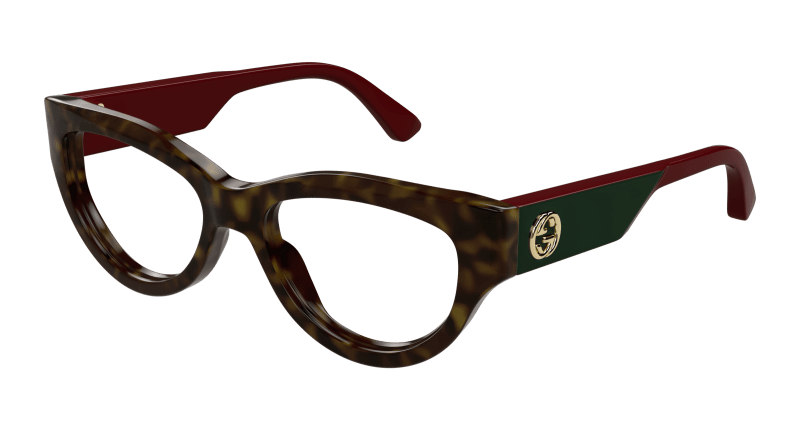 Gucci GG1665O Cat Eye Eyeglasses Women, 53mm - Gucci - Havana - 53 MM - Ardor Eyewear 889652500485