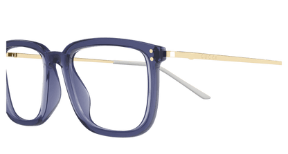 Gucci GG1709O Pilot Eyeglasses - Gucci - Blue - 53 MM - Ardor Eyewear 889652499840