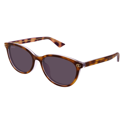Gucci GG1818SK Cat Eye Sunglasses - Gucci - Havana (Violet) - 56 MM - Ardor Eyewear 889652526355