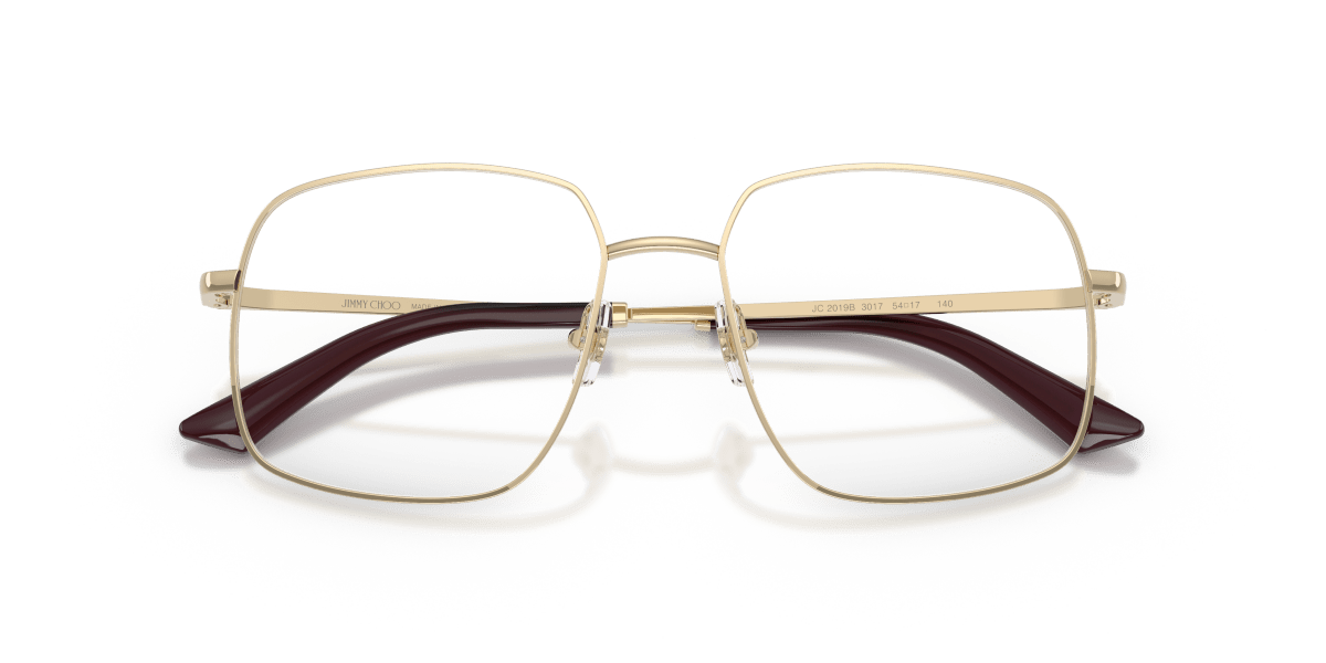 0JC2019B Pale Gold / Demo Lens (3017) close front view image 5 barcode 8056262849903