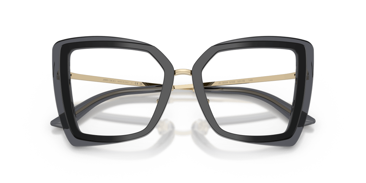 0JC3059 Black/Transparent Grey close front view image 5 barcode 8056262852439