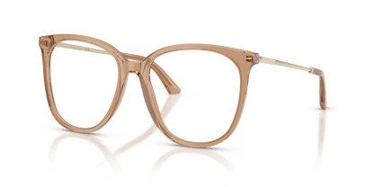 0JC3060 Transparent Tan three quarter view image 1 barcode 8056262849255