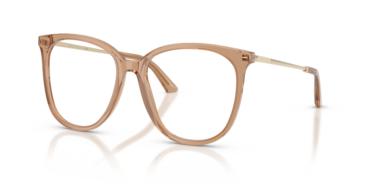 0JC3060 Transparent Tan three quarter view image 1 barcode 8056262849255