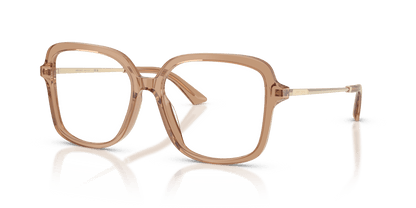0JC3061U Transparent Tan three quarter view image 1 barcode 8056262852811