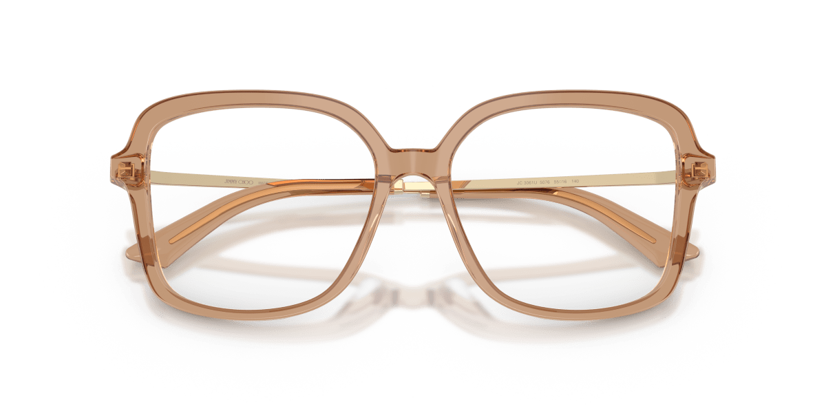 0JC3061U Transparent Tan close front view image 5 barcode 8056262852828