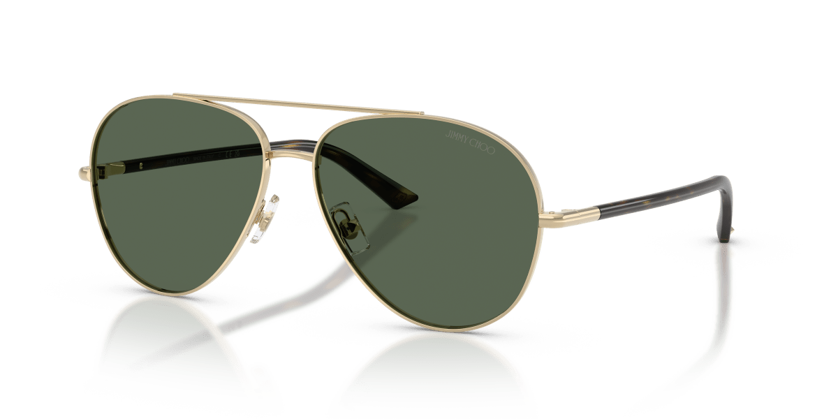 0JC4026 Pale Gold / Dark Green (300671) three quarter view image 1 barcode 8056262851340