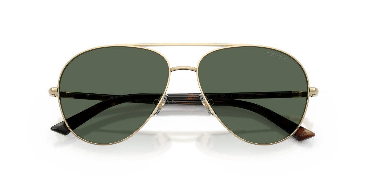 0JC4026 Pale Gold / Dark Green (300671) close front view image 5 barcode 8056262851340
