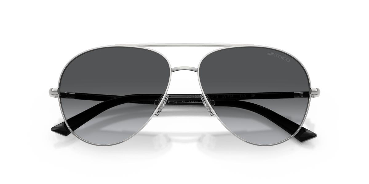 0JC4026 Silver / Polarized Gradient Grey (3002T3) close front view image 5 barcode 8056262852583