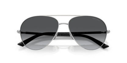 0JC4026 Silver / Polarized Gradient Grey (3002T3) close front view image 5 barcode 8056262852583