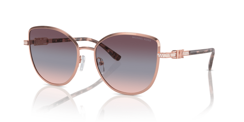 0MK1144B Navy To Pink Triple Shiny Rose Gold 725125510578