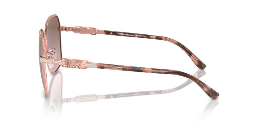 0MK1145B Light Brown Pink Gradient Shiny Rose Gold 725125510615