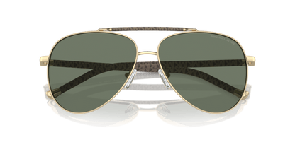 0MK1146 Green Solid Shiny Light Gold 725125510639