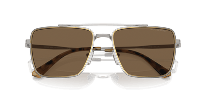 0MK1154 Brown Solid Shiny Silver 725125507554