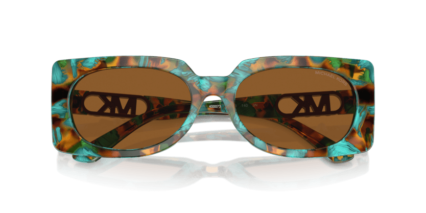 0MK2215 Amber Solid Teal Graphic Tortoise 725125517669