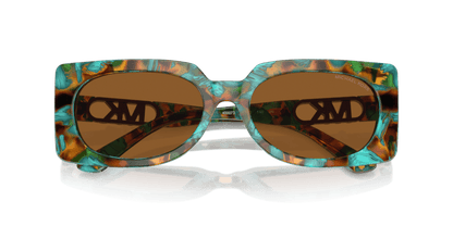 0MK2215 Amber Solid Teal Graphic Tortoise 725125517669