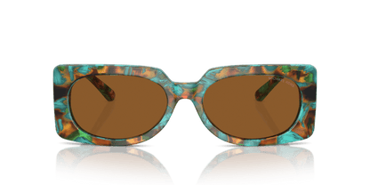 0MK2215 Amber Solid Teal Graphic Tortoise 725125517669