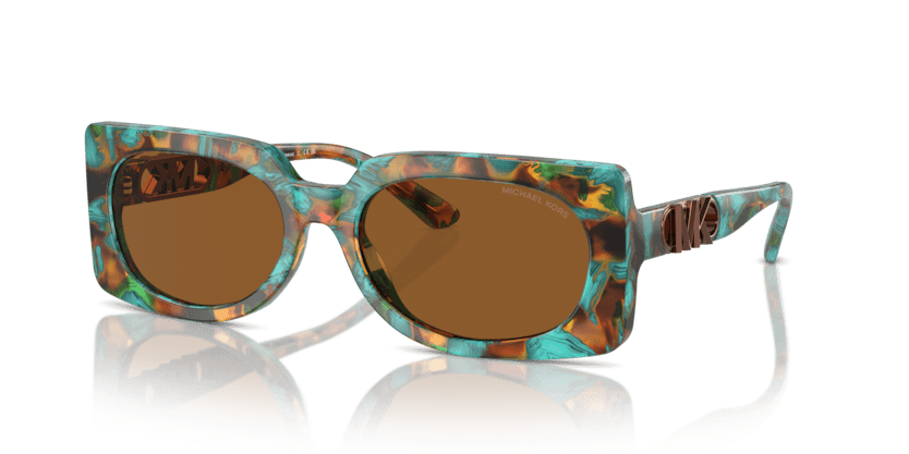 0MK2215 Amber Solid Teal Graphic Tortoise 725125517669