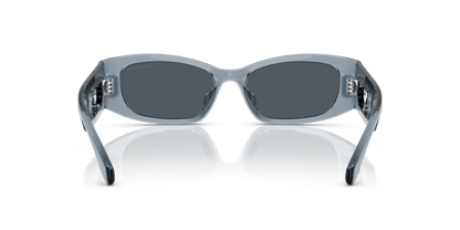 0MK2243U Blue Grey Solid Denim Transparent 725125531474