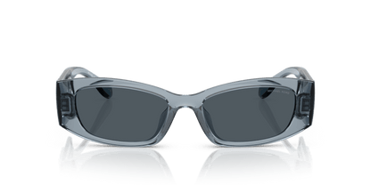 0MK2243U Blue Grey Solid Denim Transparent 725125531474