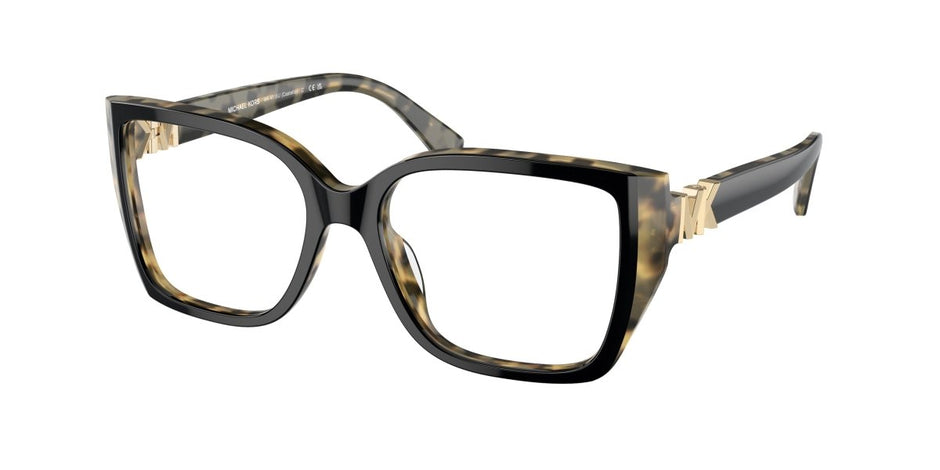 0MK4115U Demo Lens Black/Amber Tortoise 725125405690