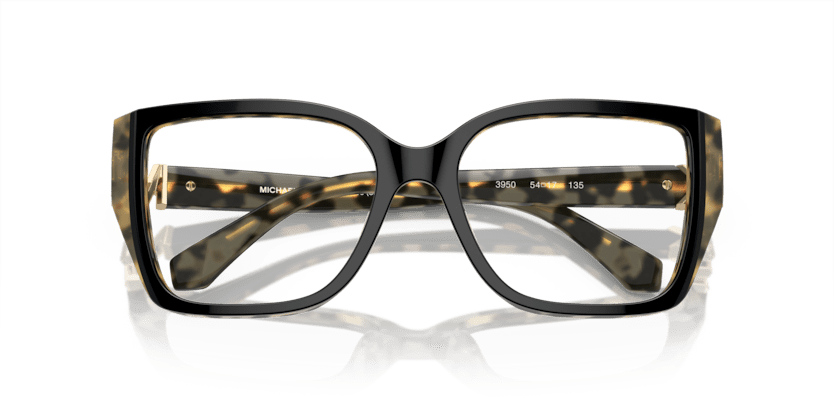 0MK4115U Demo Lens Black/Amber Tortoise 725125405690