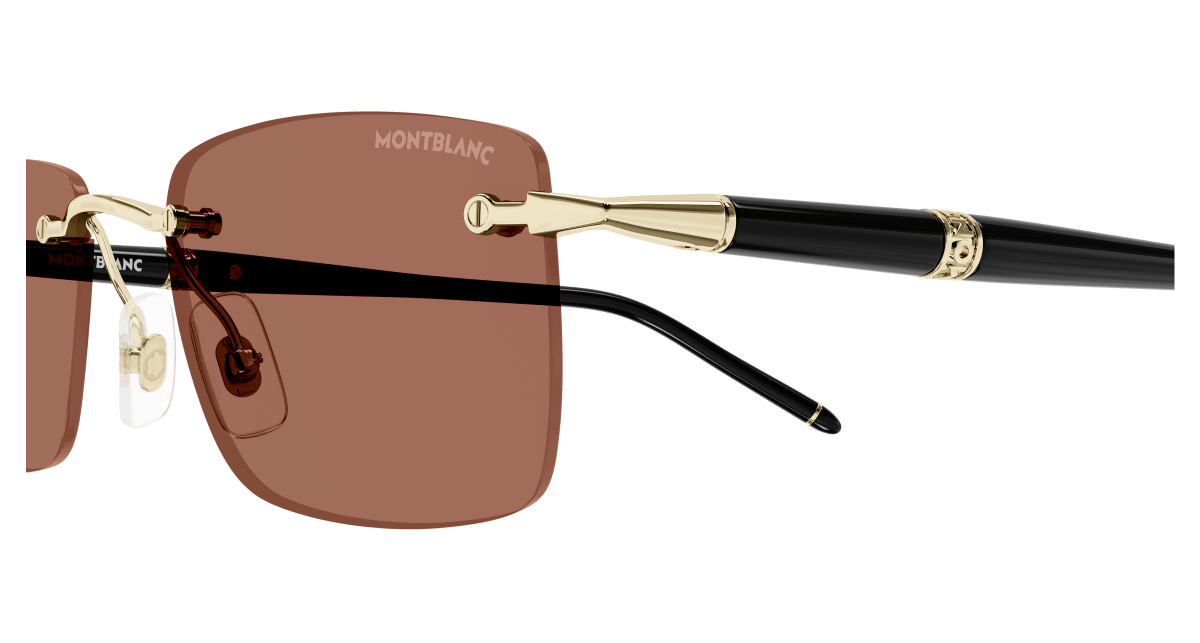 Montblanc MB0344S Gold 007 889652548012