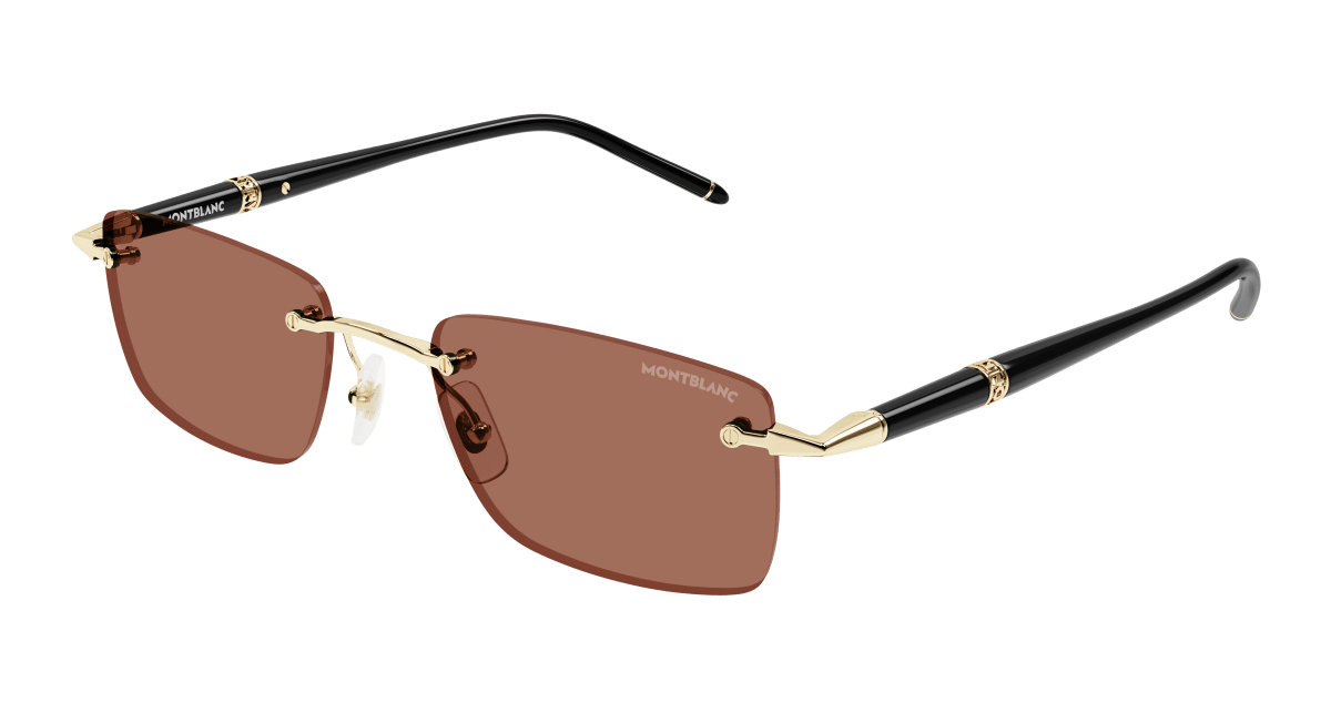 Montblanc MB0344S Gold 007 889652548012