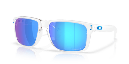 Oakley OO9487 Polished Clear (948707) - Prizm Sapphire Polarized 888392664648