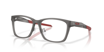 0OX8196D Satin Grey Smoke / Demo Lens (819605) three quarter view image 1 barcode 888392702340