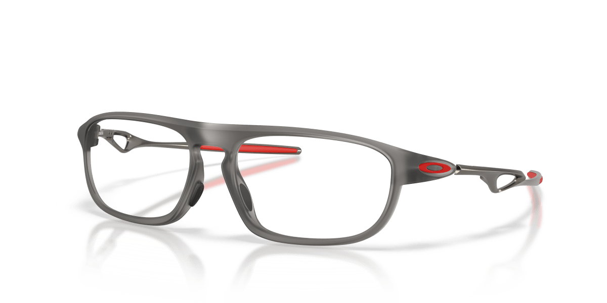 0OX8203 Satin Grey Smoke three quarter view image 1 barcode 888392687159