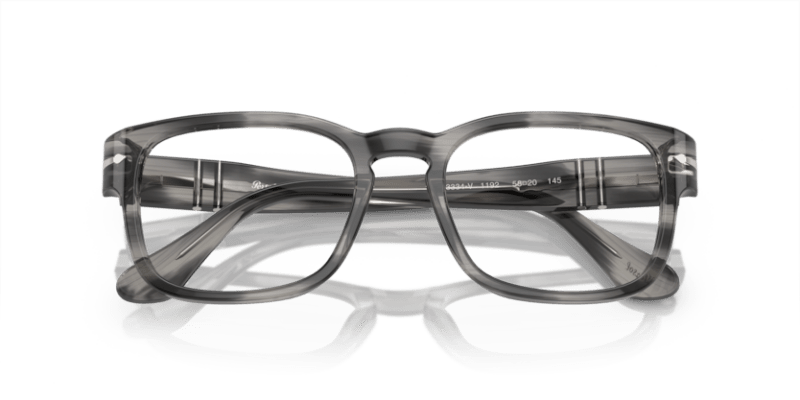 Persol PO3334V - Persol - Grey (Striped Grey - 1192) - 51 - 20 - 140 MM - Ardor Eyewear 8056597931571