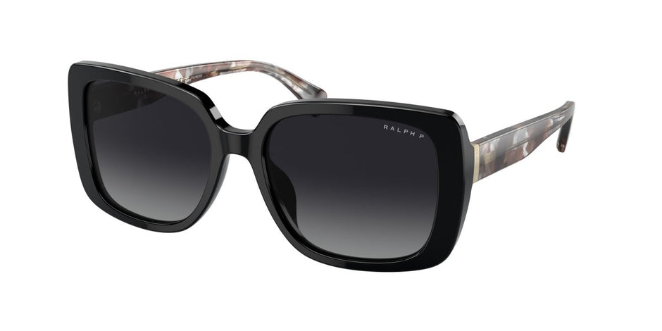 0RA5298U Grey Gradient Polarized Shiny Black 8056597809719