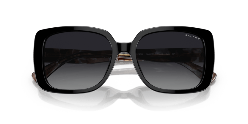 0RA5298U Grey Gradient Polarized Shiny Black 8056597809719