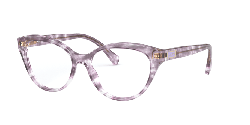 0RA7116 Demo Lens Shiny Spotted Lilac Havana 8056597161374