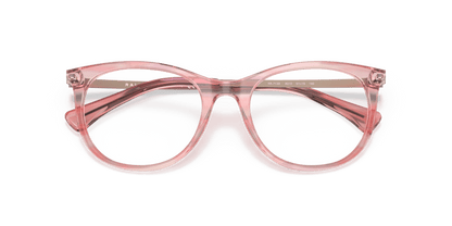 0RA7139 Demo Lens Shiny Striped Rose 8056597613156