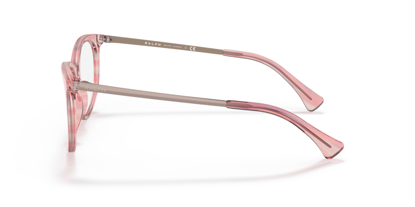 0RA7139 Demo Lens Shiny Striped Rose 8056597613156
