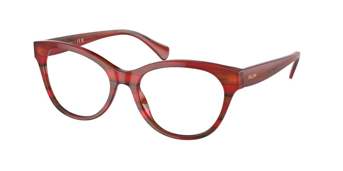 0RA7141 Demo Lens Striped Red Havana 8056597961226