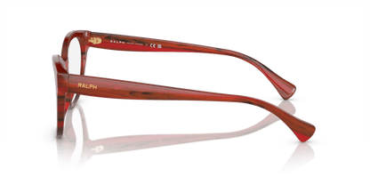 0RA7141 Demo Lens Striped Red Havana 8056597961226